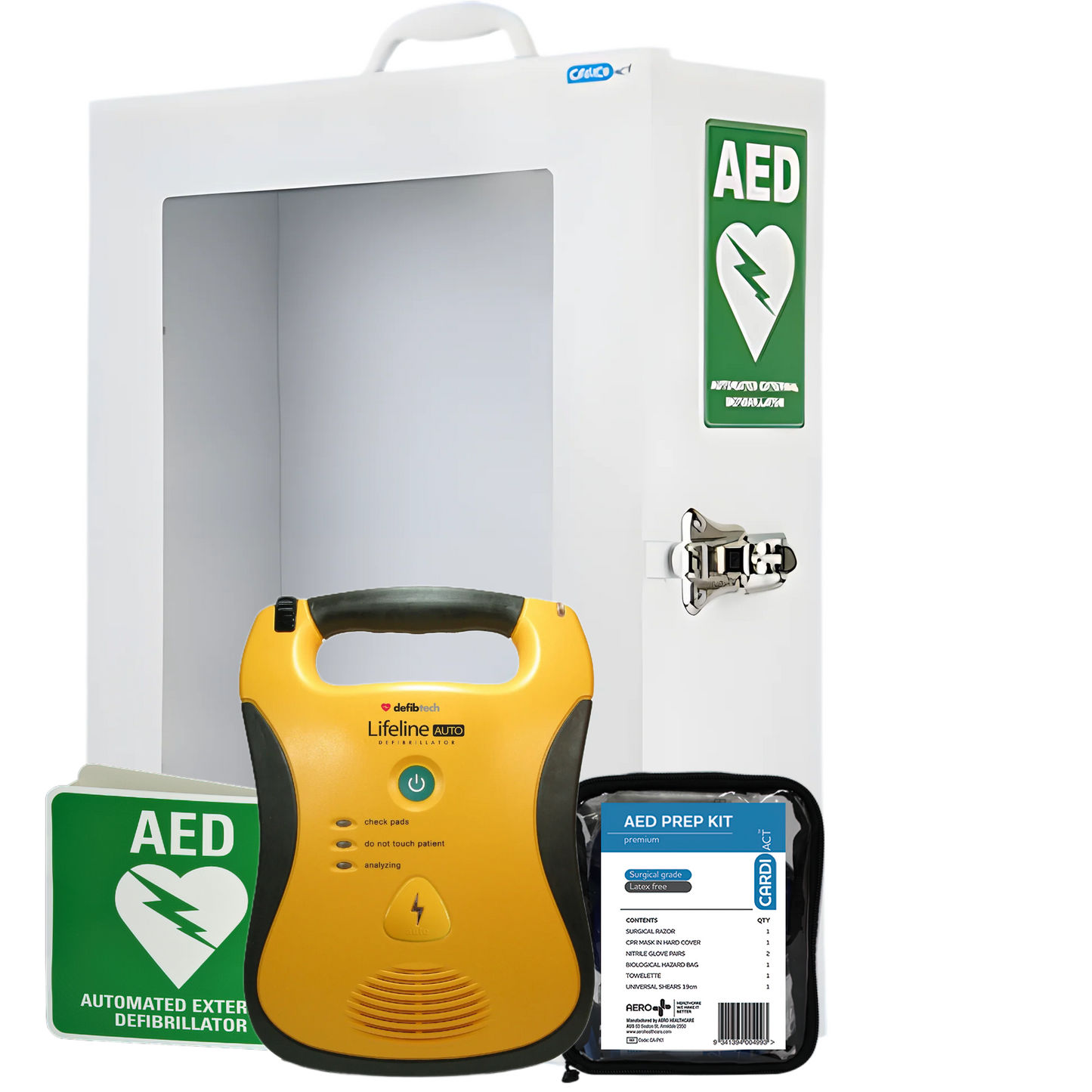 AED - 7yr Fully Automatic Defibrillator Bundle