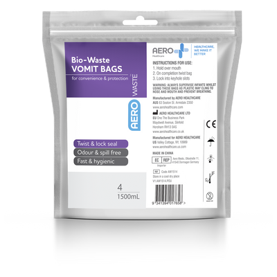 Bio-Waste Vomit Bag 1500ml Bag/4