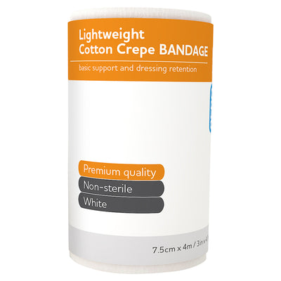 Lightweight Cotton Crepe Bandage 7.5cm